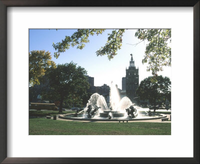 J.C. Nichols Fountain, Country Club Plaza, Kansas City, Missouri, Usa by Michael Snell Pricing Limited Edition Print image