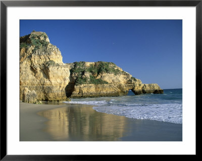 Beach, Praia Da Rocha, Algarve, Portugal by Amanda Hall Pricing Limited Edition Print image