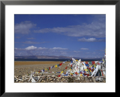 Drolma-La (Mani Pile) By Lake Manasarovar, Tibet by Keren Su Pricing Limited Edition Print image