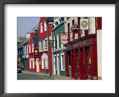 Pubs In Dingle, County Kerry, Munster, Eire (Republic Of Ireland) by Roy Rainford Pricing Limited Edition Print image
