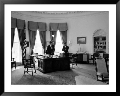 President John F. Kennedy And Brother, Attorney General Robert F. Kennedy by Art Rickerby Pricing Limited Edition Print image