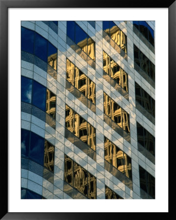 Reflection Of The Federal Building, Seattle, Washington, Usa by Richard Cummins Pricing Limited Edition Print image