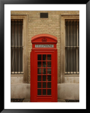Phone Booth, London England by Keith Levit Pricing Limited Edition Print image