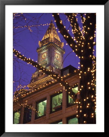 Quincy Market And Customs House Tower, Boston, Ma by James Lemass Pricing Limited Edition Print image