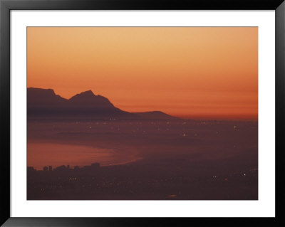 Aerial View Of False Bay And Cape Town, South Africa by Stuart Westmoreland Pricing Limited Edition Print image