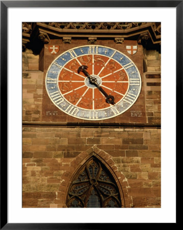 Clocktower Of Frieburg Cathedral, Baden-Wurttemberg, Germany by Mark Daffey Pricing Limited Edition Print image