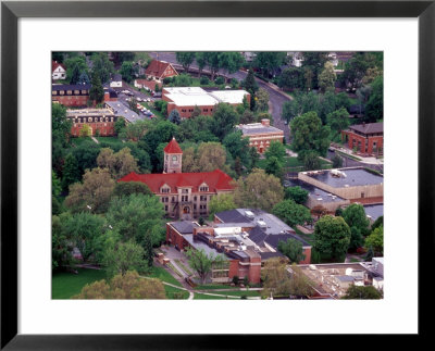 Aerial View Of Whitman College Campus In Walla Walla, Washington, Usa by William Sutton Pricing Limited Edition Print image