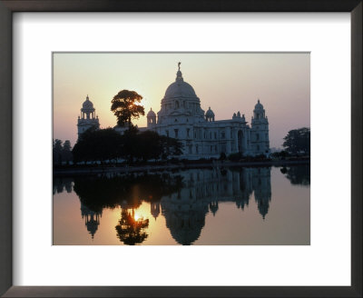 Victoria Monument Reflected In River, Kolkata, India by Eric Wheater Pricing Limited Edition Print image