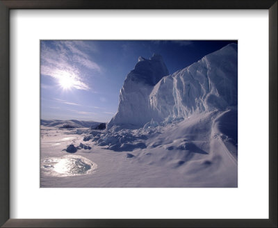 Iceberg And Meltwater Pool, Baffin Island, Nunavut, Ca by Yvette Cardozo Pricing Limited Edition Print image