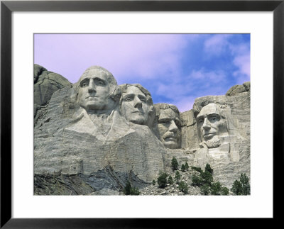 View Of Mount Rushmore National Monument Presidential Faces, South Dakota, Usa by Dennis Flaherty Pricing Limited Edition Print image