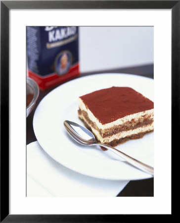 A Piece Of Tiramisu On A Plate by Peter Medilek Pricing Limited Edition Print image