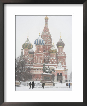 St. Basil's Cathedral, Red Square, Moscow, Russia by Ivan Vdovin Pricing Limited Edition Print image