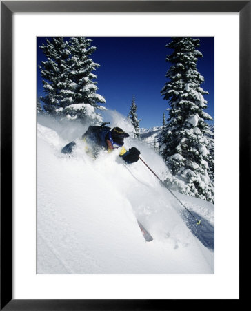 Downhill Skiing by Jack Affleck Pricing Limited Edition Print image