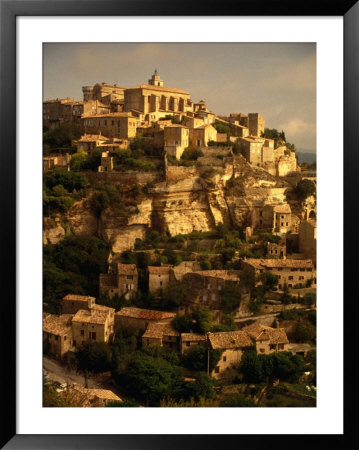 Hilltop Village On Vaucluse Plateau, Gordes, France by Jon Davison Pricing Limited Edition Print image