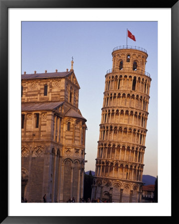Leaning Tower Of Pisa And Cathedral, Italy by John & Lisa Merrill Pricing Limited Edition Print image