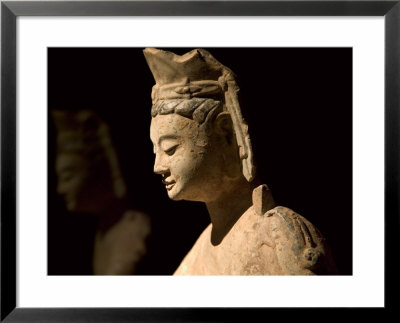 Gold Painted Bodhisattva In Contemplation, China by Keren Su Pricing Limited Edition Print image