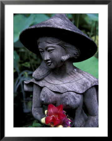 Shrine Of Buddha With Flower Decoration, Bali, Indonesia by Keren Su Pricing Limited Edition Print image