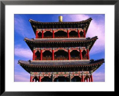 Traditional Chinese Pavillon, Xinjiang, China by Keren Su Pricing Limited Edition Print image