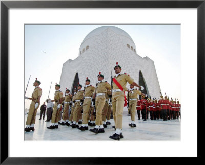 A Contingent Of The Cadets Of Pakistan Army by Shakil Adil Pricing Limited Edition Print image