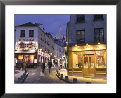 Rue Norvins And Sacre Coeur, Montmartre, Paris, France by Walter Bibikow Pricing Limited Edition Print image