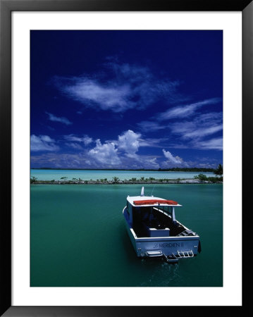 Airport Water Taxis, Bora Bora by Walter Bibikow Pricing Limited Edition Print image