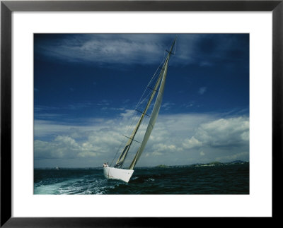 Americas Cup Boat America True Sailing On A Starboard Tack by Todd Gipstein Pricing Limited Edition Print image