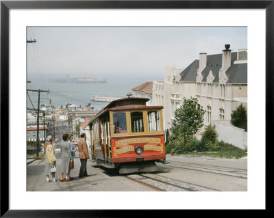 View Of A Cable Car On Hyde Street In San Francisco by Joseph Baylor Roberts Pricing Limited Edition Print image