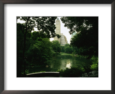 A View Of A Pond And Lush Foliage In Central Park; The Pond Is In The Southeast Corner Of The Park by Melissa Farlow Pricing Limited Edition Print image