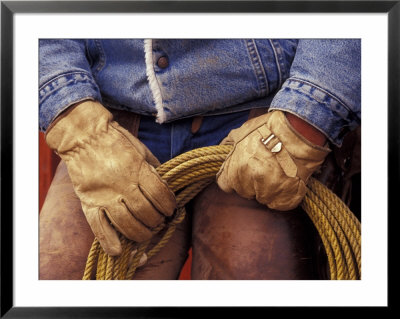 Cowboy And Rope, Ponderosa Ranch, Seneca, Oregon, Usa by Darrell Gulin Pricing Limited Edition Print image