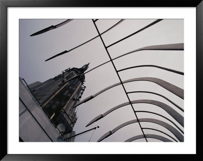 A View Through Guard Rails At The Top Of The Empire State Building by Jason Edwards Pricing Limited Edition Print image