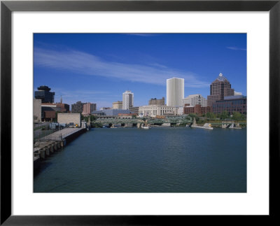 Skyline, Genessee River, Rochester, New York by Bill Bachmann Pricing Limited Edition Print image