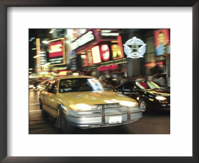 Taxi Car, Times Square, New York by Jacob Halaska Pricing Limited Edition Print image