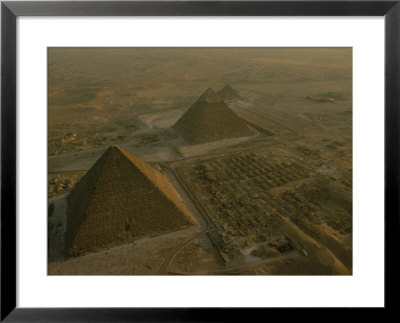 Aerial Of Pryamids Of Giza by Kenneth Garrett Pricing Limited Edition Print image