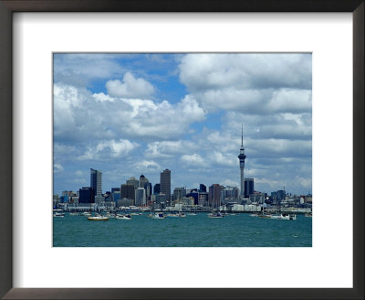 Auckland Skyline, New Zealand by Bruce Clarke Pricing Limited Edition Print image