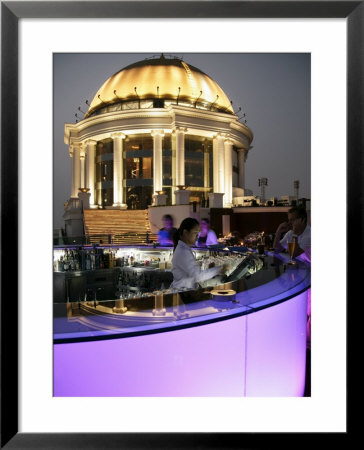 The Sirocco Bar, On Top Of State Tower, Bangkok, Thailand, Southeast Asia by Angelo Cavalli Pricing Limited Edition Print image