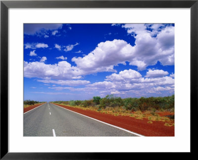 Stuart Highway Disappearing On Horizon, Australia by John Banagan Pricing Limited Edition Print image