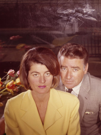 Actor Peter Lawford With Wife Patricia by John Loengard Pricing Limited Edition Print image