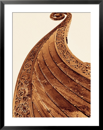 Detail On Viking Boat At Museum, Oslo, Norway by Walter Bibikow Pricing Limited Edition Print image