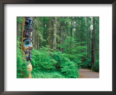 Totem In Sitka Totem Park, Alaska, Usa by Hugh Rose Pricing Limited Edition Print image