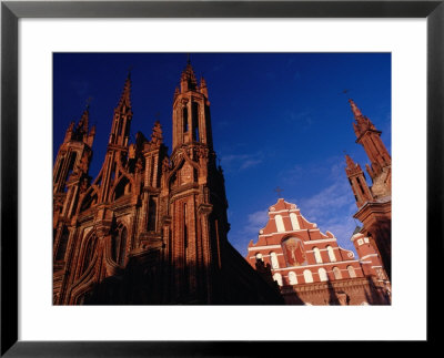 Low Angle View Of The Church Of St. Anne And The Bernadines, Vilnius, Lithuania by Tom Cockrem Pricing Limited Edition Print image