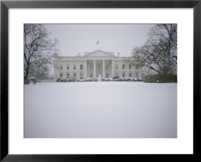 Snow Blankets The White House by Stephen St. John Pricing Limited Edition Print image