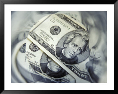 Stack Of Twenty Dollar Bills by Fogstock Llc Pricing Limited Edition Print image