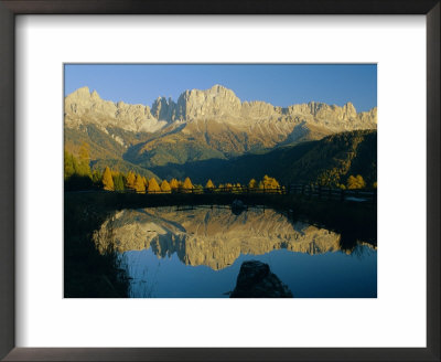 Mountain Reflections, Rosengartengrupp, Dolomites, Trentino-Alto Adige, Italy, Europe by Gavin Hellier Pricing Limited Edition Print image