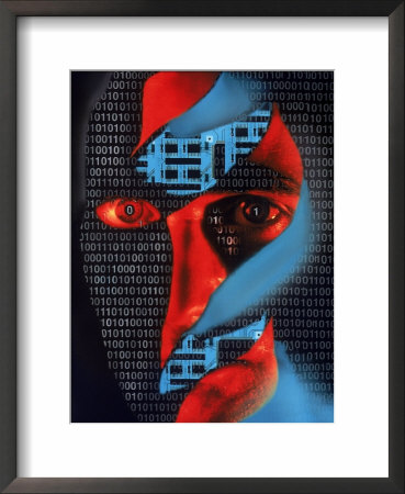 Digital Man, Man Or Machine? by Josh Mitchell Pricing Limited Edition Print image