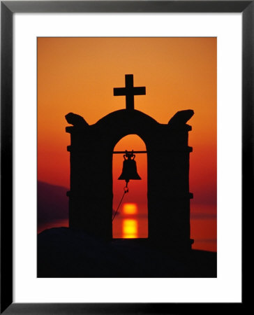 Church Bell Tower, Ios Town, Greece by Pershouse Craig Pricing Limited Edition Print image