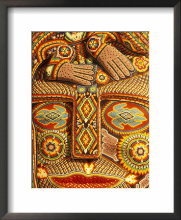 Huichol Indian Crafts Beadwork, Cabo San Lucas, Baja California Sur, Mexico by Walter Bibikow Pricing Limited Edition Print image
