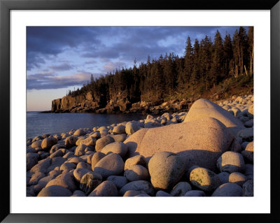Otter Cliffs Fom Monument Cove, Maine, Usa by Jerry & Marcy Monkman Pricing Limited Edition Print image