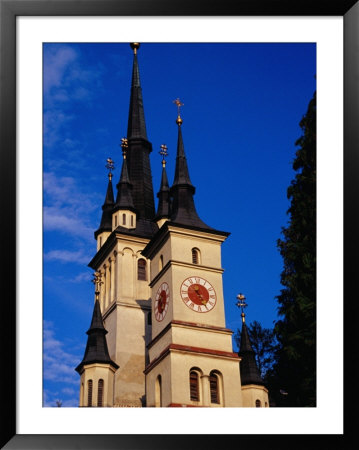Spires Of St. Nicholas Cathedral, Brasov, Romania by Pershouse Craig Pricing Limited Edition Print image