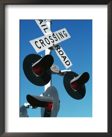 Wait! You May Lose, Railroad Crossing Warning by Jacob Halaska Pricing Limited Edition Print image