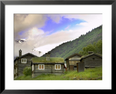 Homestead From Lom Across Mt. Sognefjellet, Norway by Russell Young Pricing Limited Edition Print image